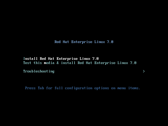 服務器系統安裝CentOS7